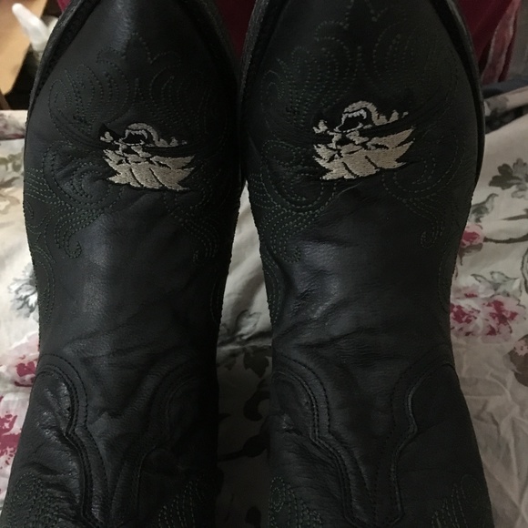 OHIO BOBCATS SZ 9 13" GAMEDAY LEATHER COWBOY BOOTS - Picture 5 of 6